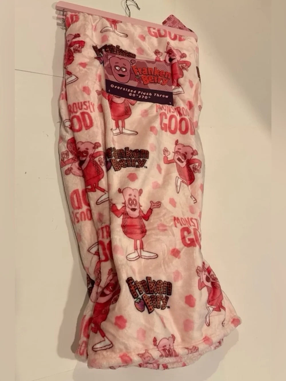 Count Chocula Frankenberry Boo Berry blankets breakfast cereal halloween throw